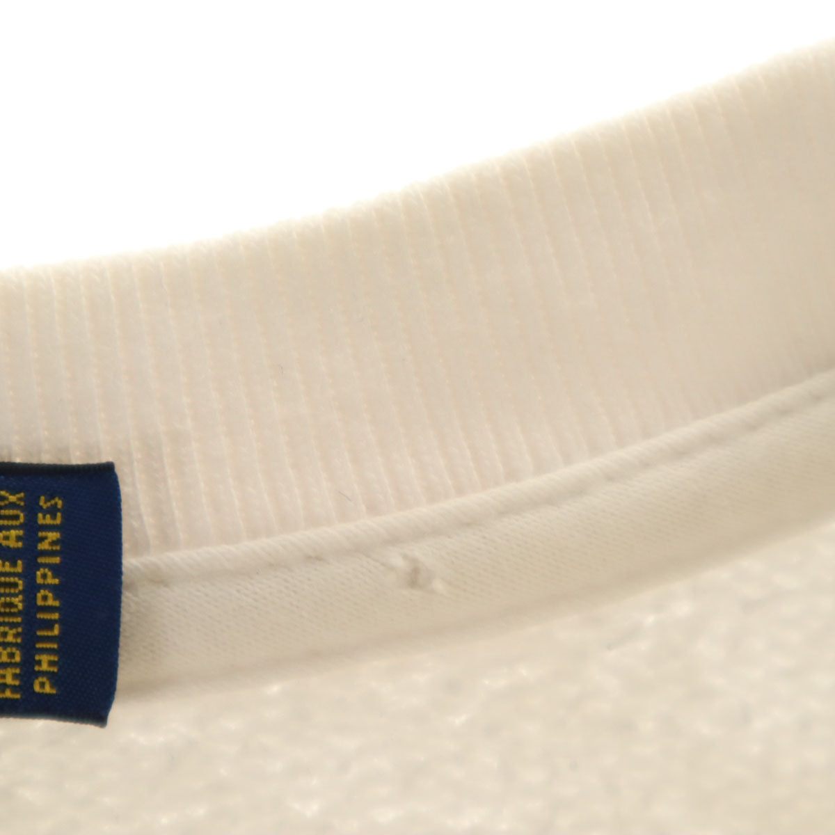 POLO RALPH LAUREN ポロラルフローレン 長袖 スウェット L ホワイト系 トレーナー 裏起毛 メンズ