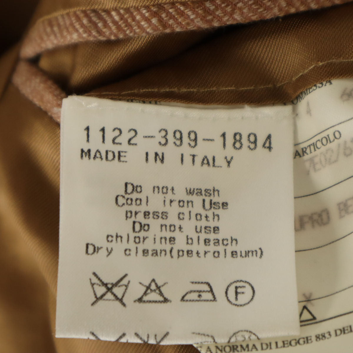 sartoria partenopea サルトリアパルテノペア SOVEREIGN ソブリン別注 イタリア製 テーラードジャケット 42 ブラウン ユナイテッドアローズ メンズ