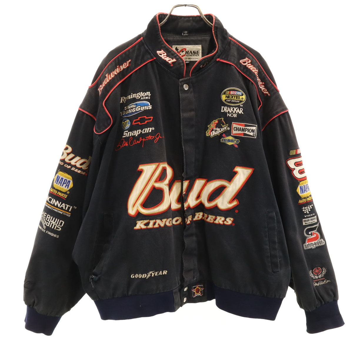 HASE AUTHENTICS ハセオーセンティック 韓国製 バイク レーシング ジャケット 4XL 黒系 ビックサイズ メンズ