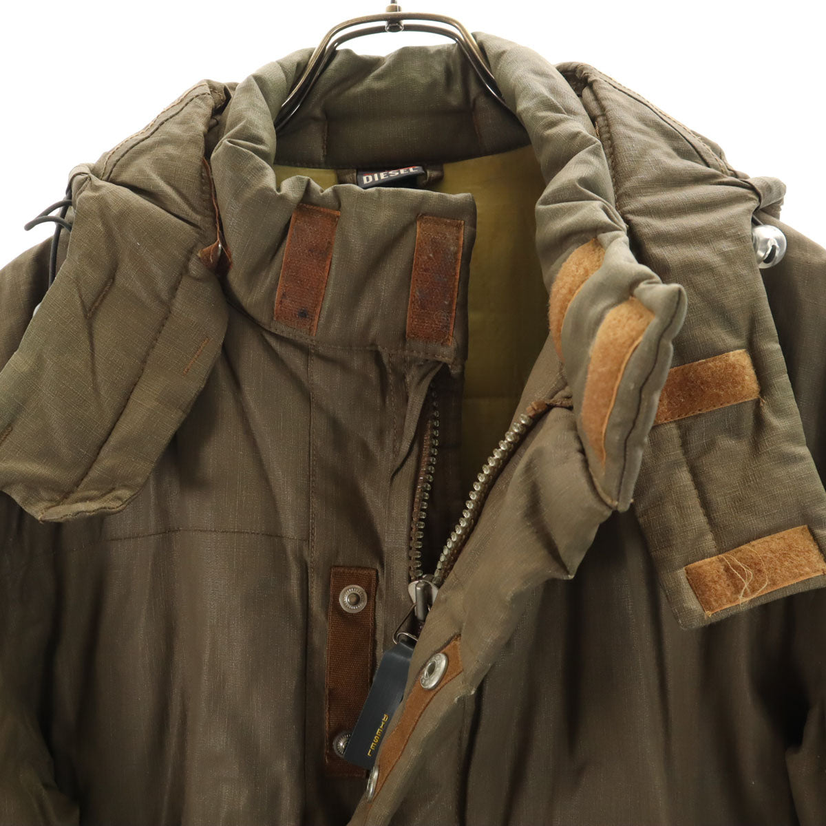 DIESEL ディーゼル 中綿ジャケット M ブラウン系 メンズ
