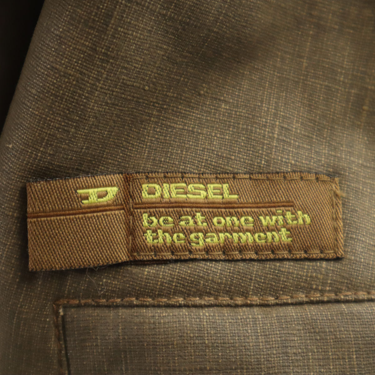 DIESEL ディーゼル 中綿ジャケット M ブラウン系 メンズ