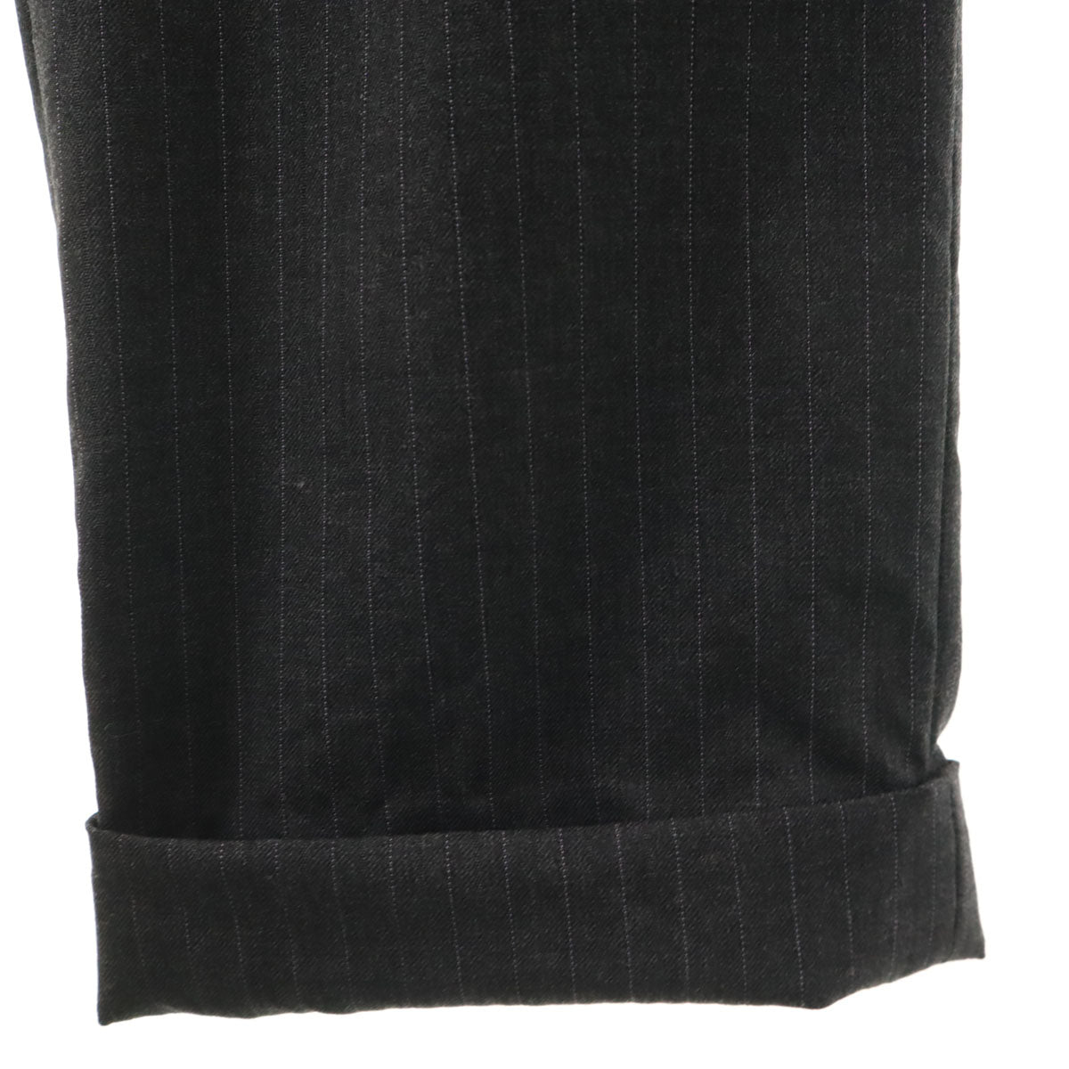 Paul Smith ポールスミス 日本製 ウール ストライプ柄 スーツ 上下 セットアップ M グレー 衣装カバー付き メンズ