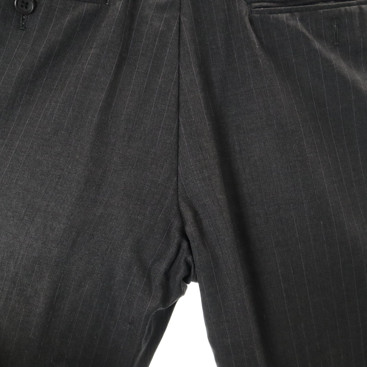 Paul Smith ポールスミス 日本製 ウール ストライプ柄 スーツ 上下 セットアップ M グレー 衣装カバー付き メンズ