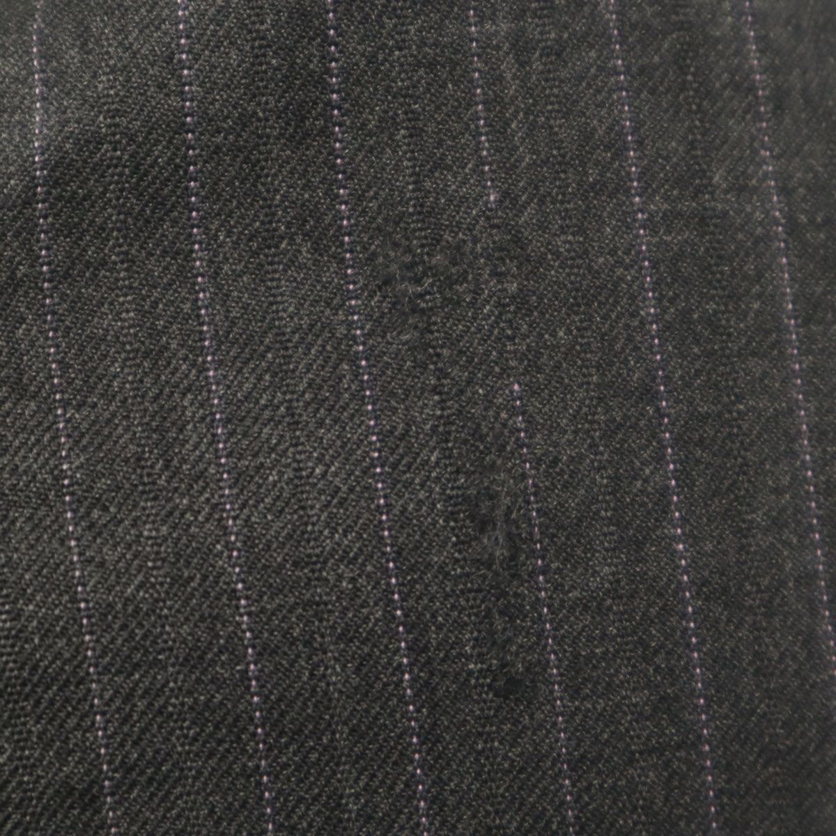 Paul Smith ポールスミス 日本製 ウール ストライプ柄 スーツ 上下 セットアップ M グレー 衣装カバー付き メンズ