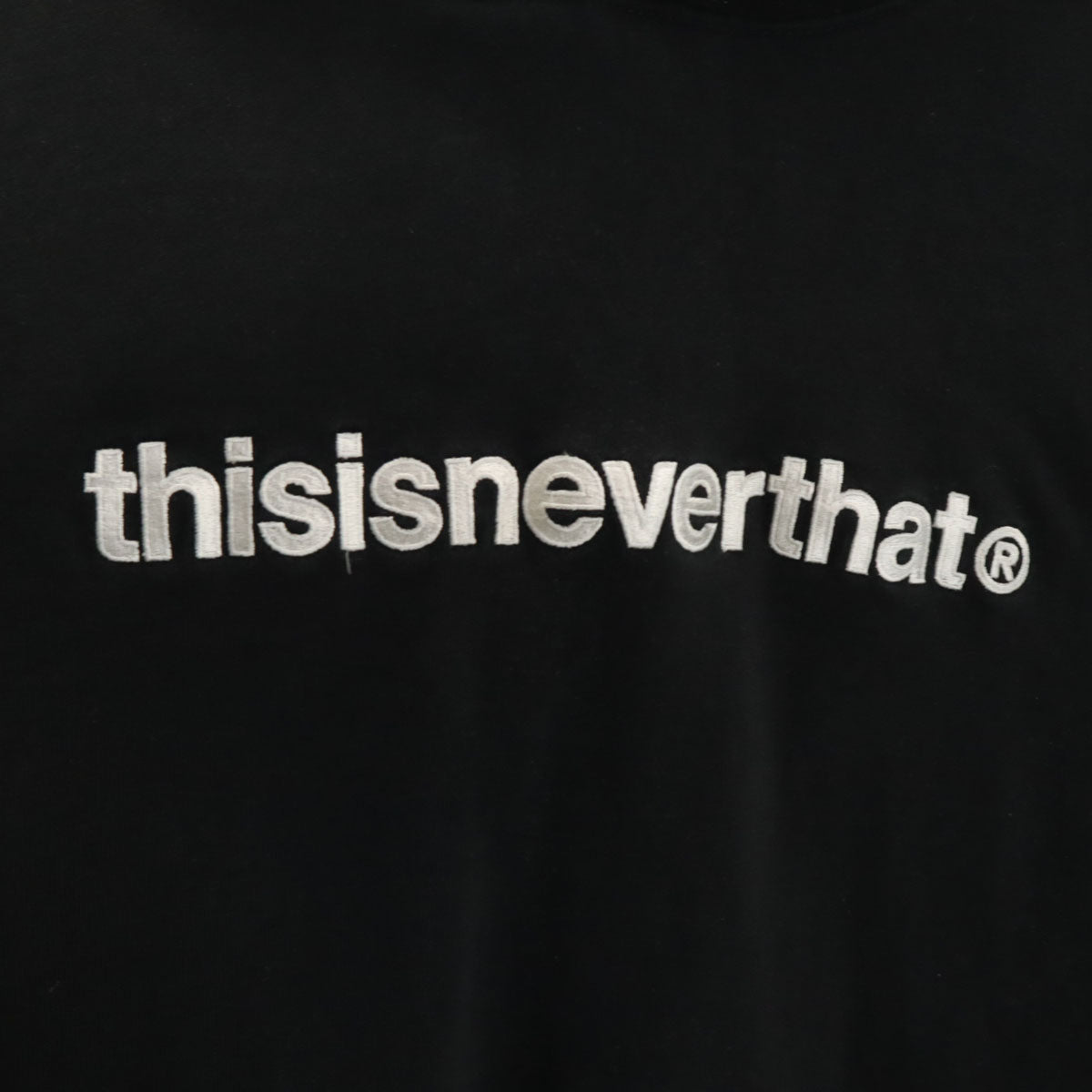 thisisneverthat ディスイズネバーザット 長袖 スウェットパーカー M ブラック メンズ