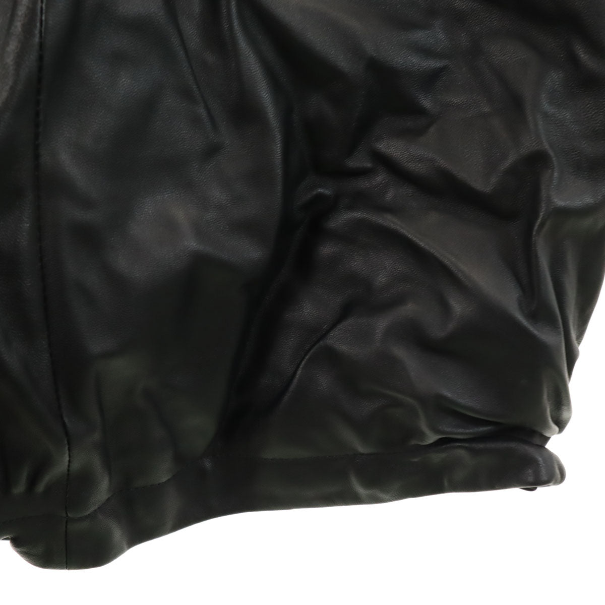 Eddie Bauer エディーバウアー シープスキン レザージャケット L ブラック メンズ