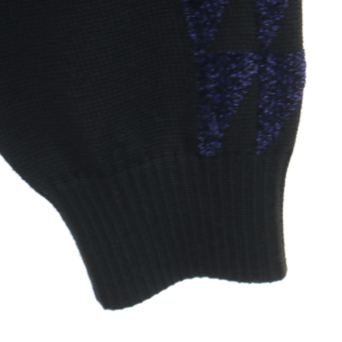 CRUCIANI クルチアーニ イタリア製 ウールブレンド 長袖 セーター 52 ブラック ニット メンズ