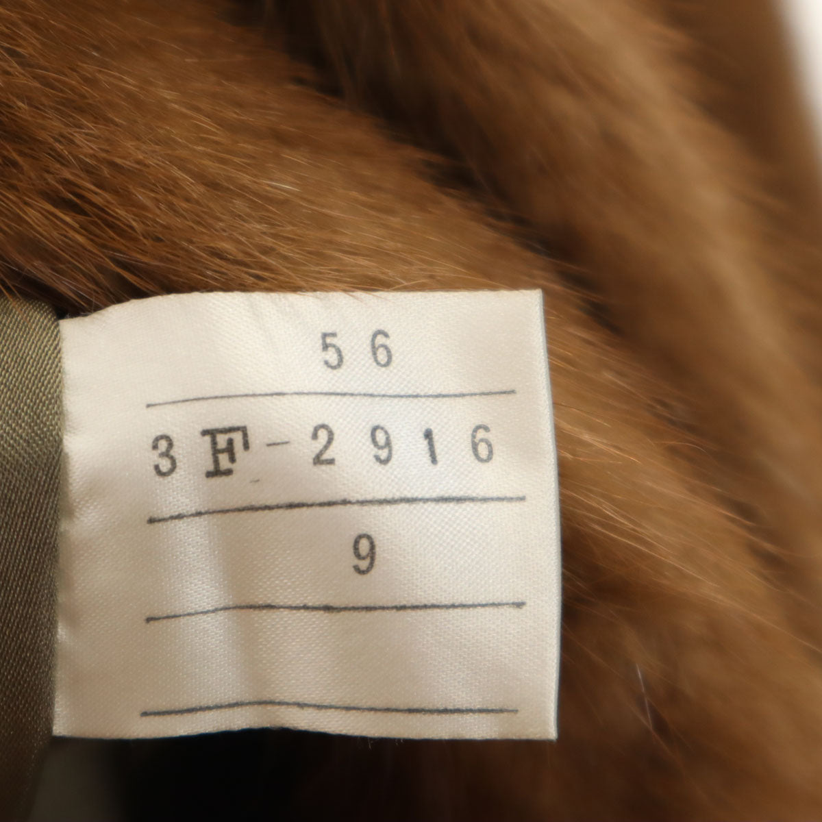 palody パロディ 毛皮コート 9 ブラウン系 レディース