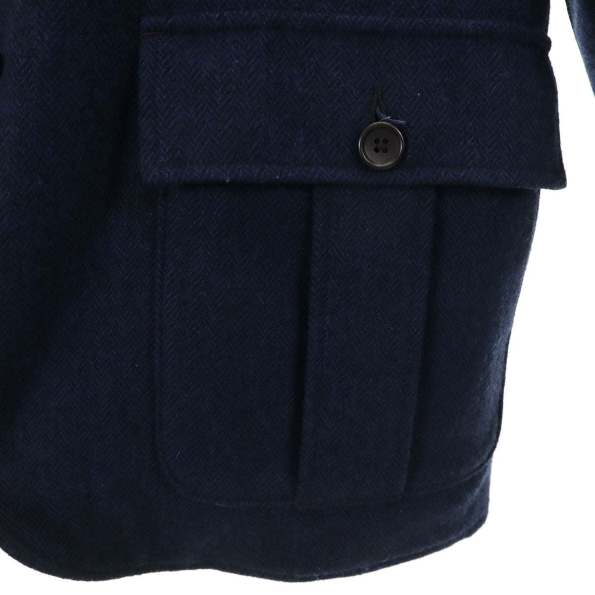 WOOLRICH ウールリッチ USA製 ヘリンボーン アップランド ジャケット L ネイビー メンズ