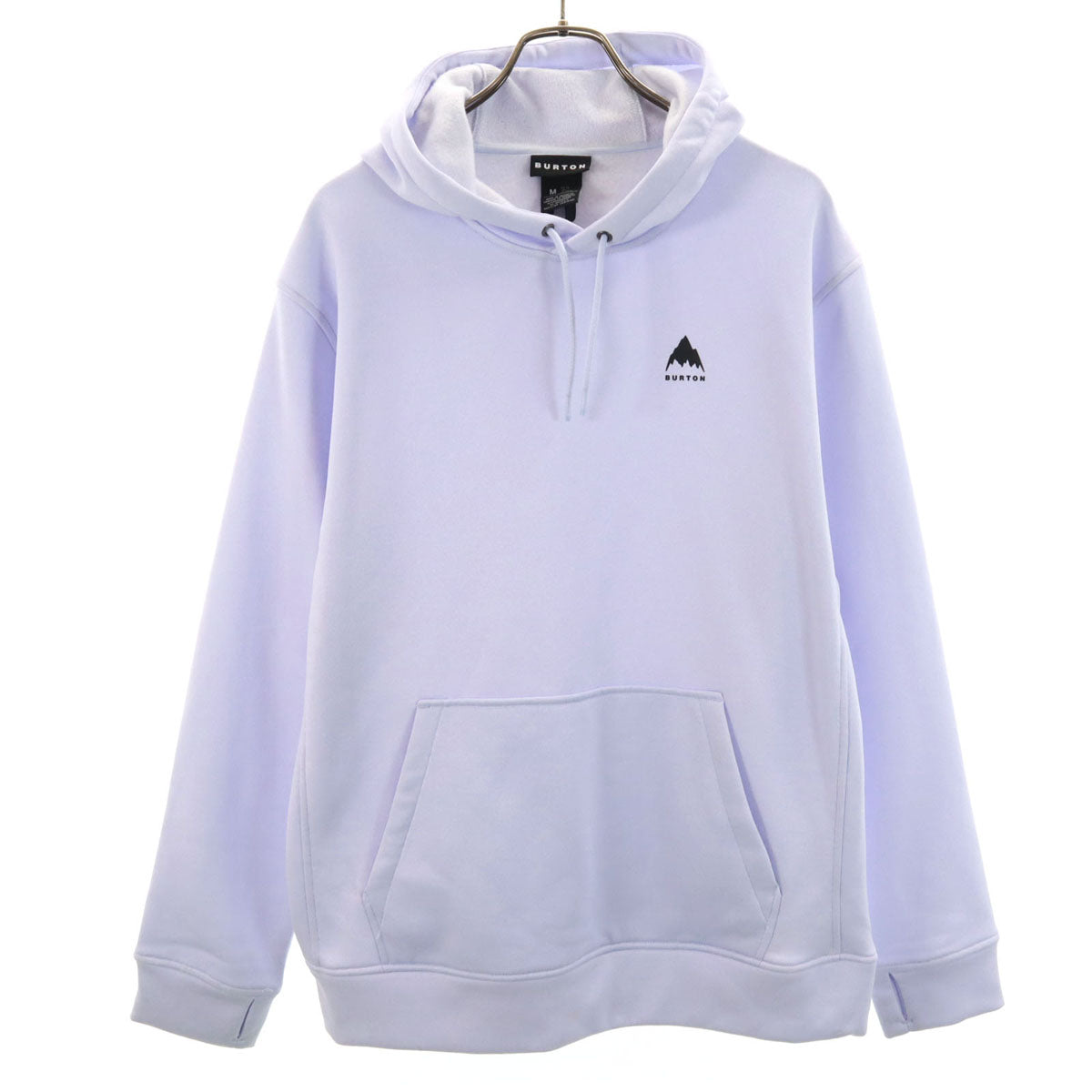 BURTON バートン 長袖 スウェットパーカー M/L ライトパープル メンズ