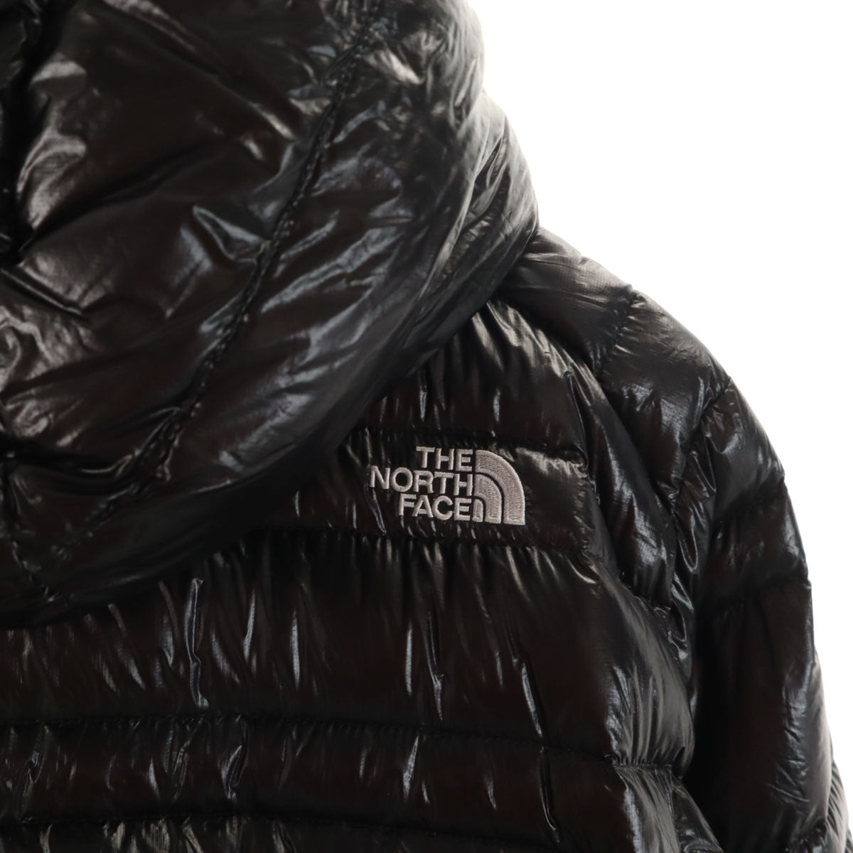 THE NORTH FACE ノースフェイス フラッシュ ダウンジャケット XL ブラック NDW91312 アウトドア 収納袋付き レディース