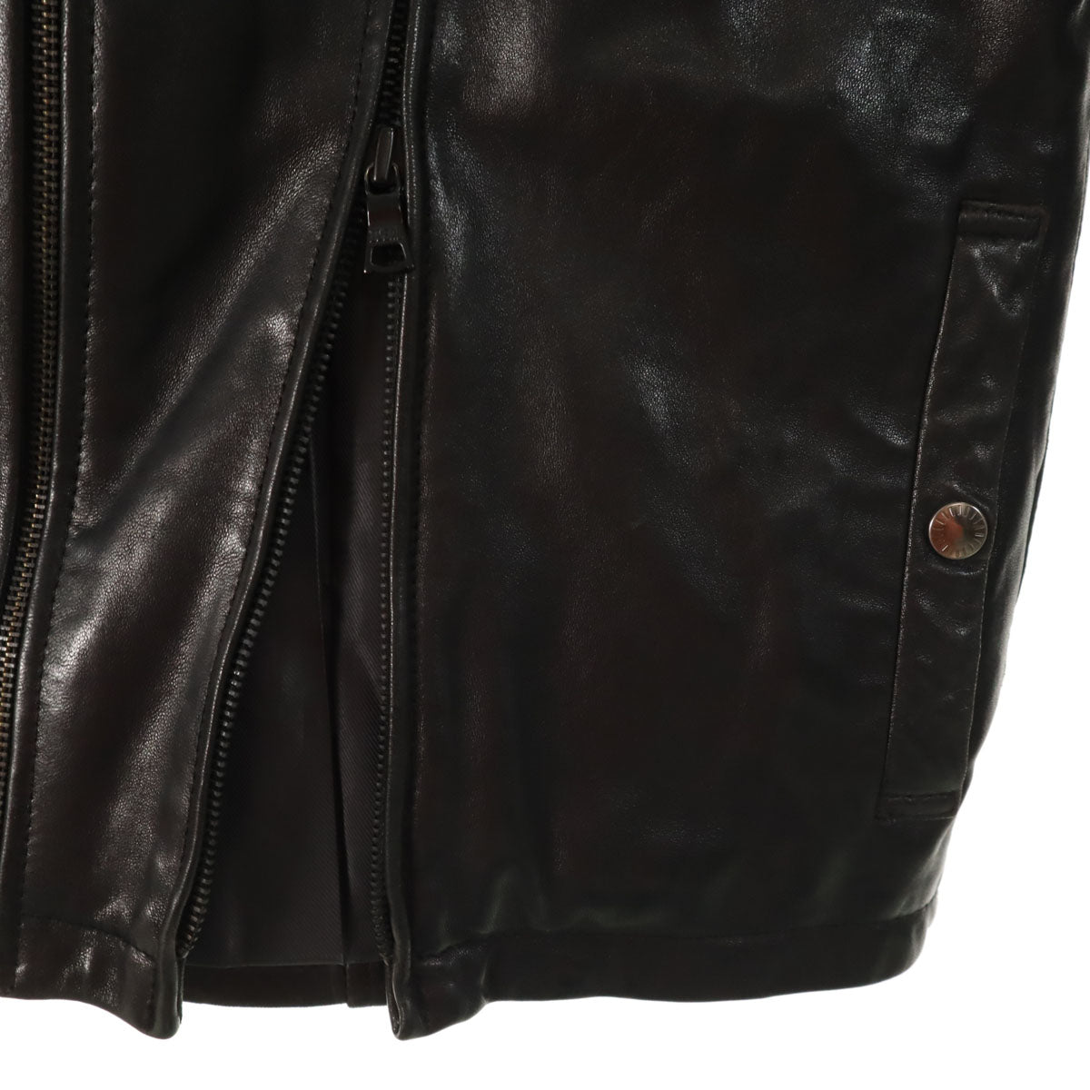 BEAMS ビームス レザージャケット M ブラック系 メンズ