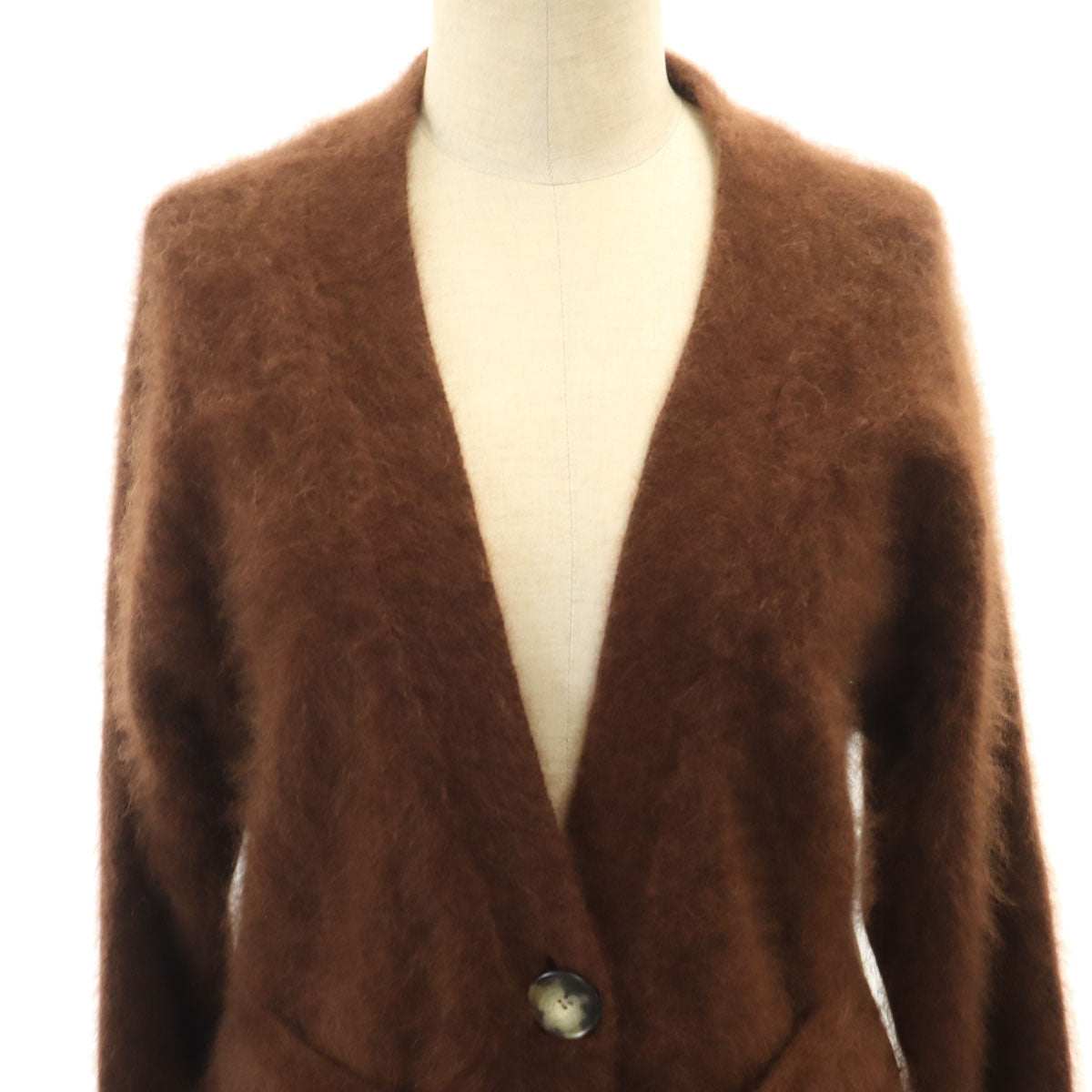 Diagram ダイアグラム 長袖 ニットカーディガン 36 ブラウン レディース