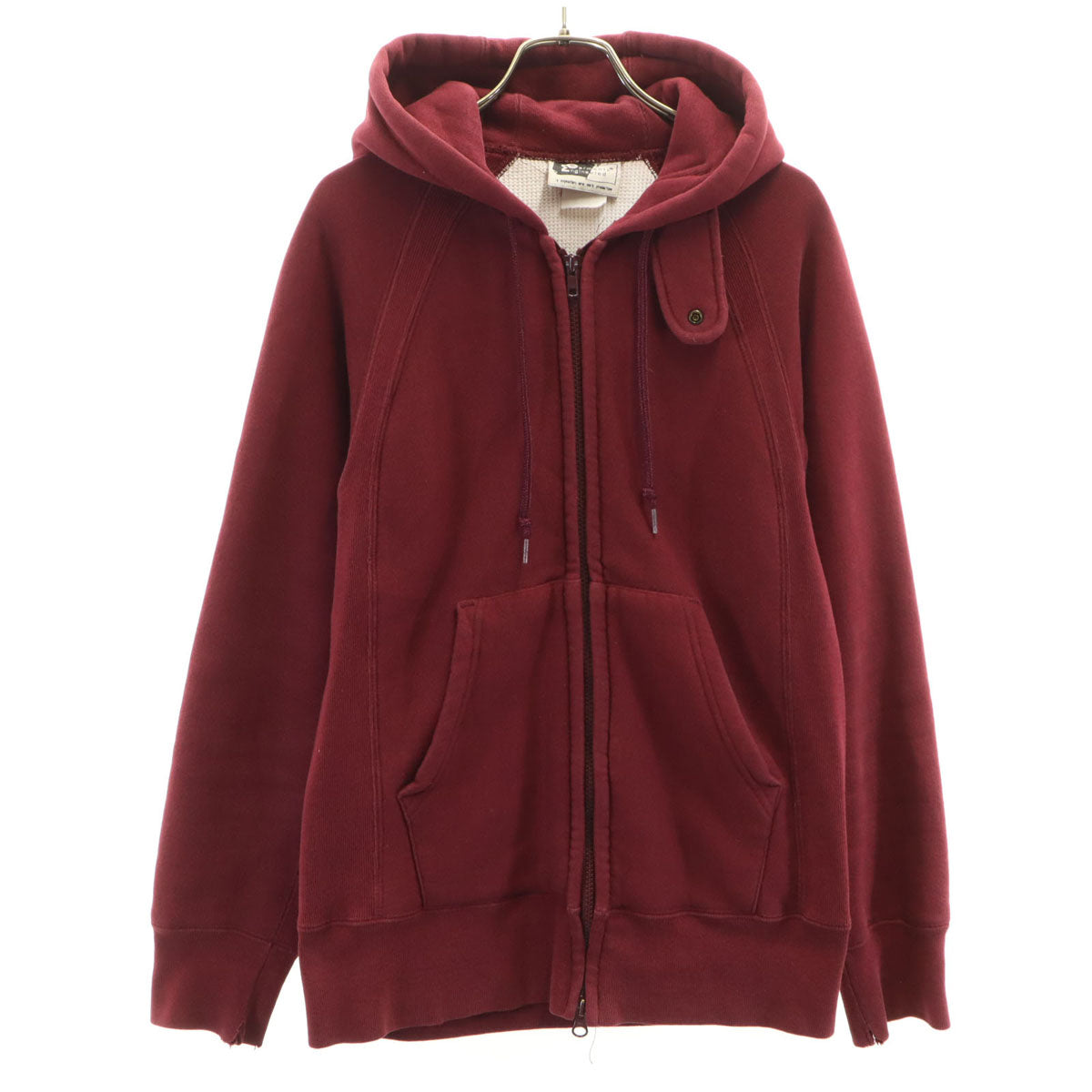 Engineered Garments エンジニアードガーメンツ USA製 長袖 スウェット ジップパーカー S ボルドー メンズ