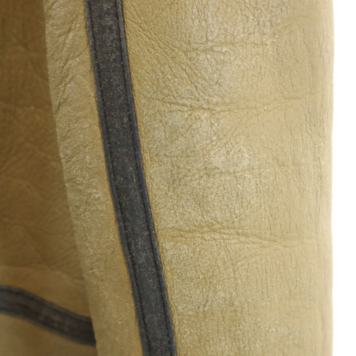 MILITARY CLOTHING 韓国製 B-7 ムートン フライトジャケット S ベージュ 羊革 メンズ