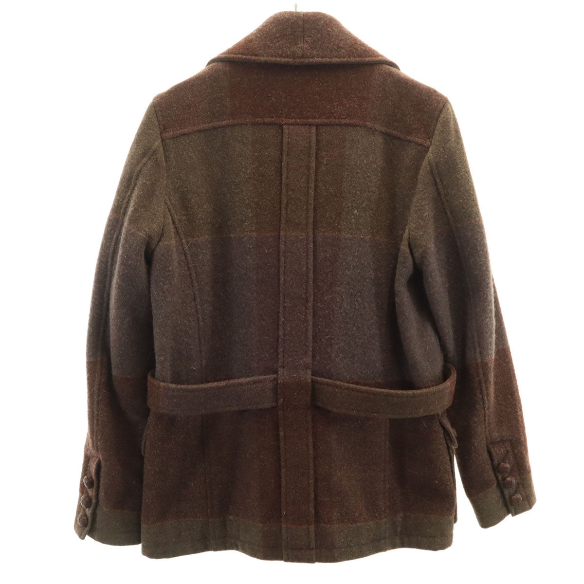 SHAREEF シャリーフ 日本製 ウール ジャケット 1 ブラウン系 くるみボタン メンズ