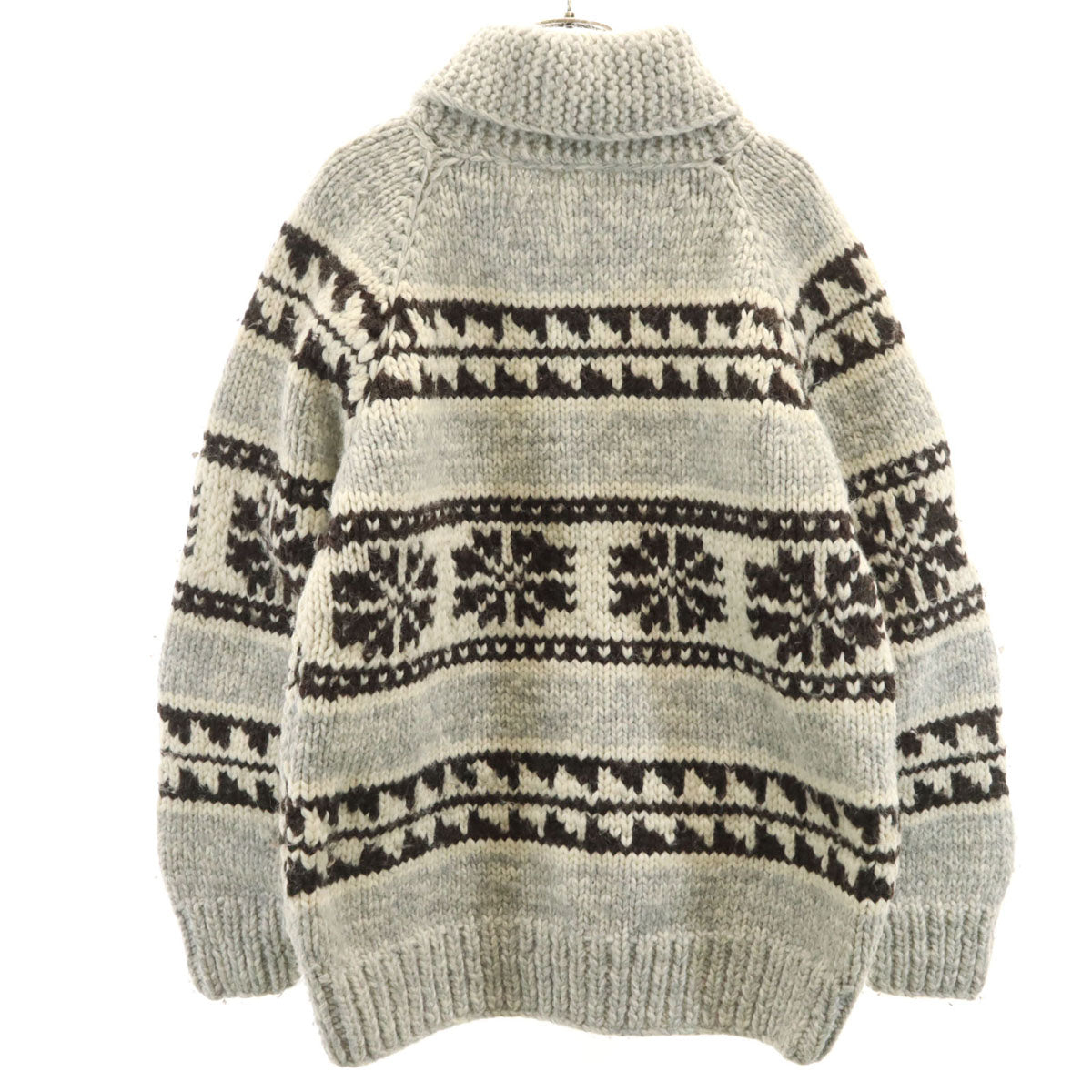 TUAK カナダ製 カウチンジャケット グレー系 メンズ