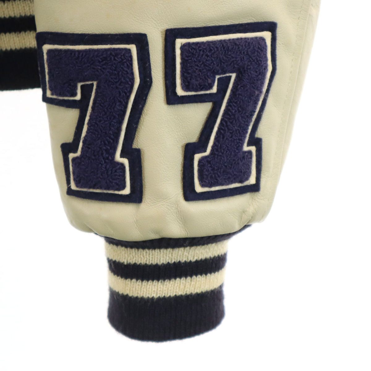 catchball キャッチボール USA製 スカジャン 42 ネイビー メンズ