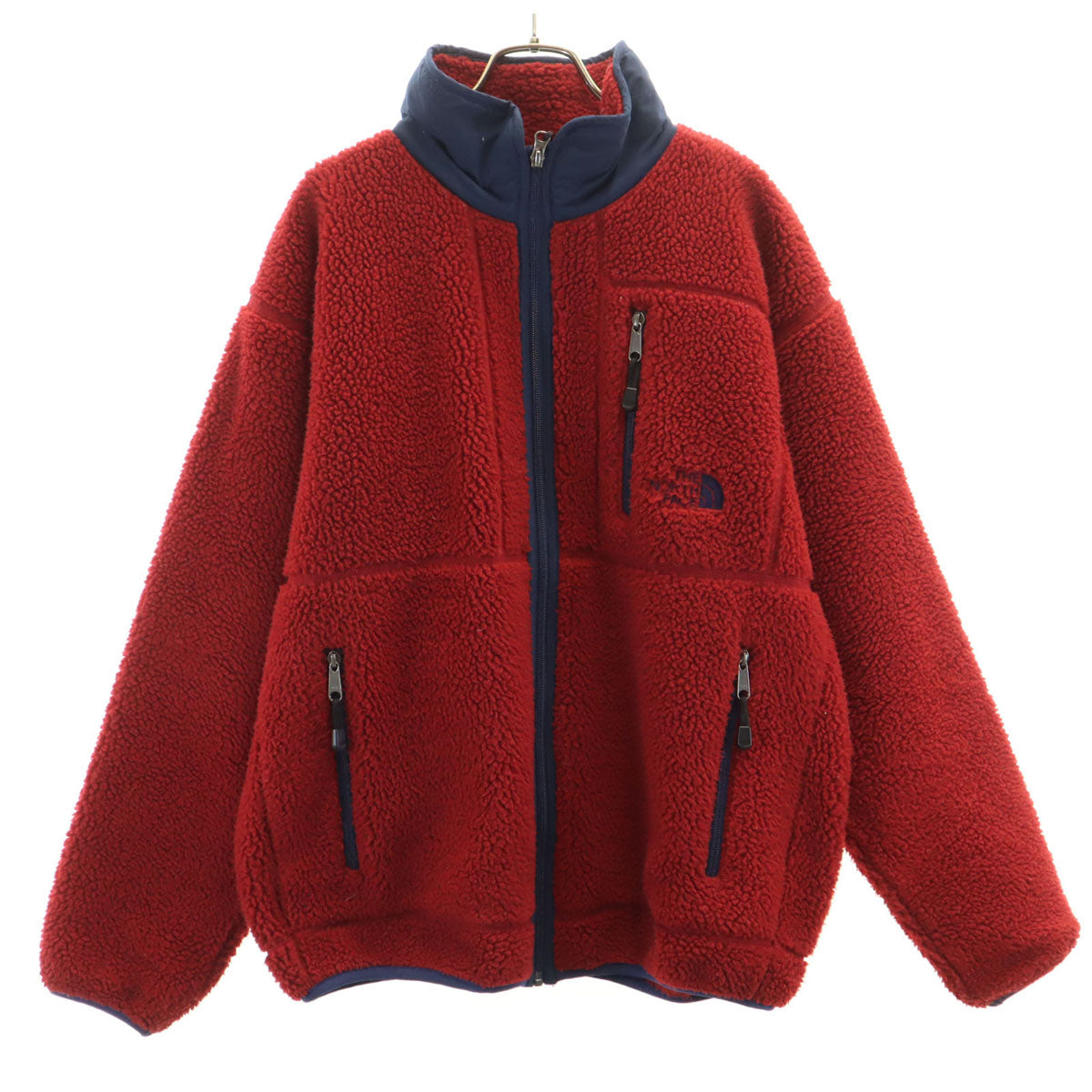 THE NORTH FACE ノースフェイス フリースジャケット L レッド系 NA-1202 アウトドア メンズ