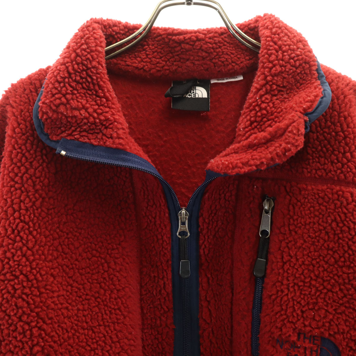 THE NORTH FACE ノースフェイス フリースジャケット L レッド系 NA-1202 アウトドア メンズ