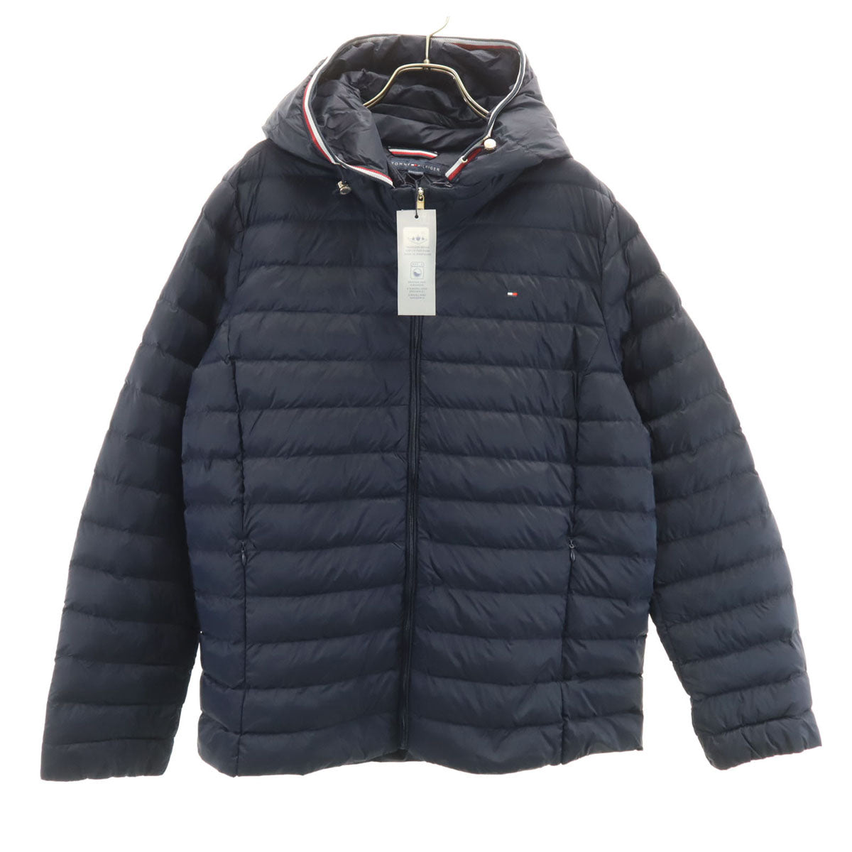 未使用 TOMMY HILFIGER トミーヒルフィガー 中綿ジャケット XXL ネイビー ビックサイズ メンズ
