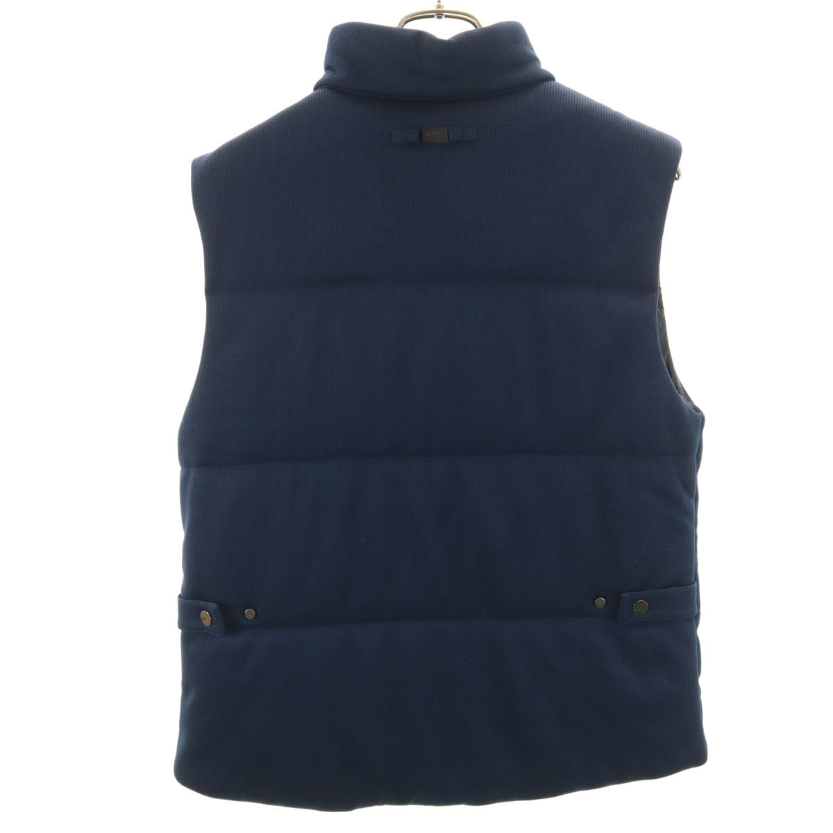 美品 ARMANI COLLEZIONI アルマーニコレッツォーニ 中綿ベスト 46 ネイビー メンズ