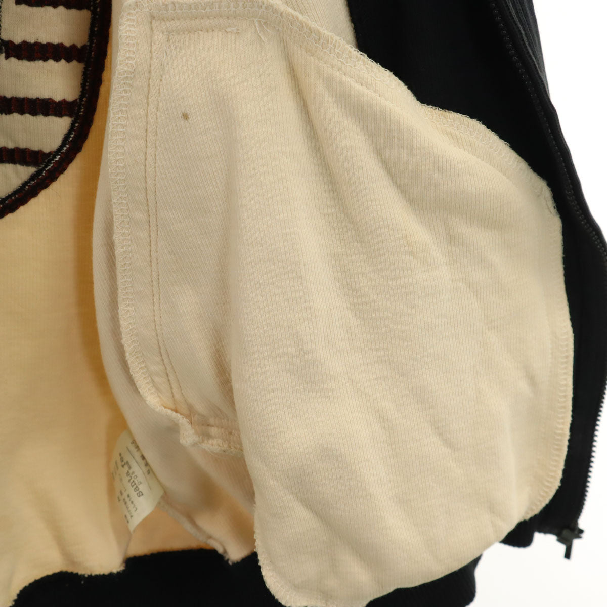 santa fe サンタフェ 90s 日本製 オールド 長袖 スウェット ジップパーカー 4 ベージュ メンズ