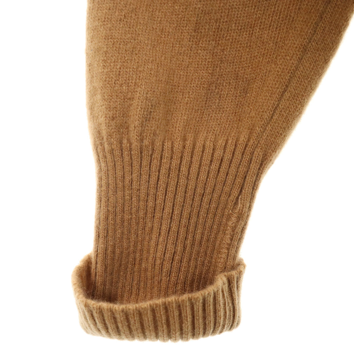 Dunhill ダンヒル スコットランド製 カシミヤ100％ アーガイル柄 長袖 Vネック セーター 42 ベージュ ニット メンズ