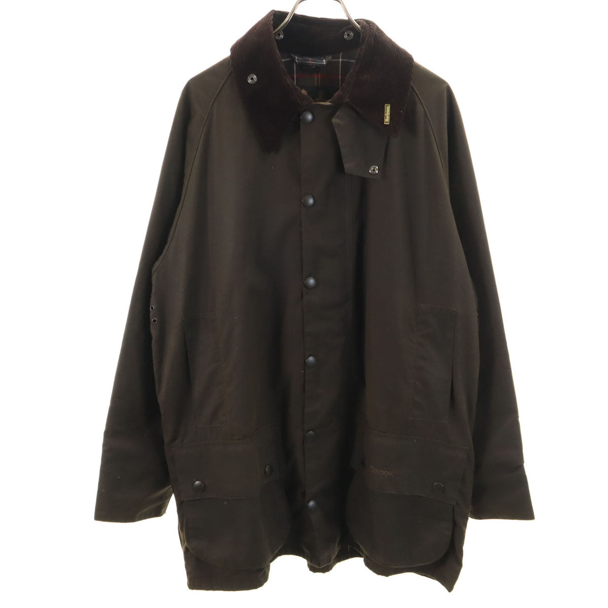 Barbour バブアー イングランド製 CLASSIC BEAUFORT ワックス ジャケット ダークブラウン カバー付き メンズ