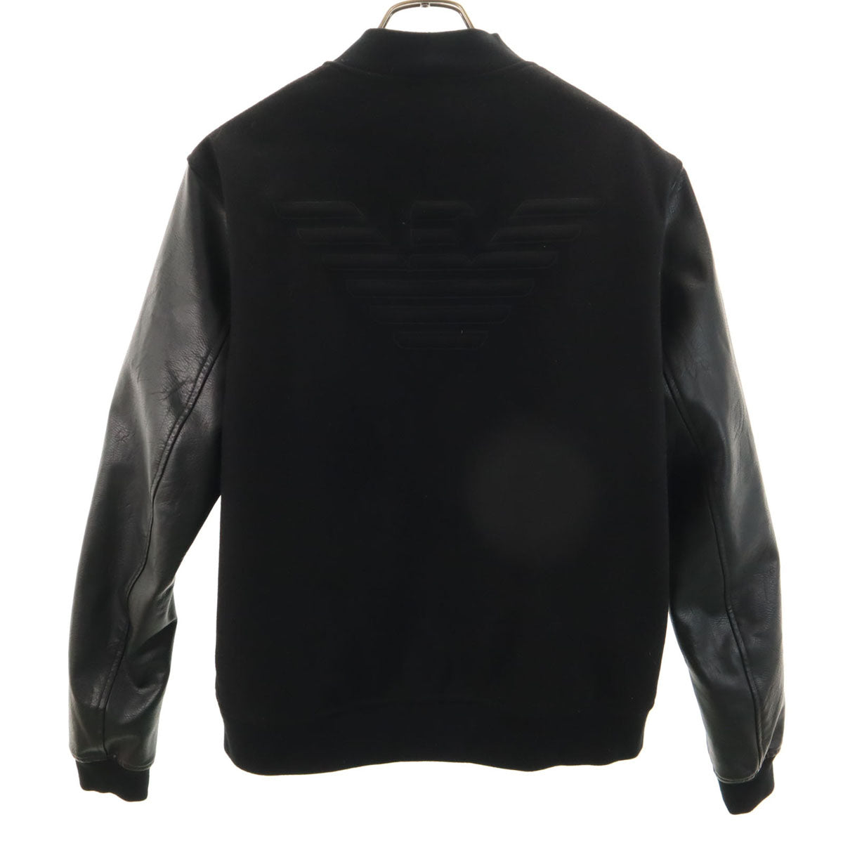 Emporio Armani エンポリオアルマーニ バックロゴ スタジャン 16A ブラック ジャケット キッズ