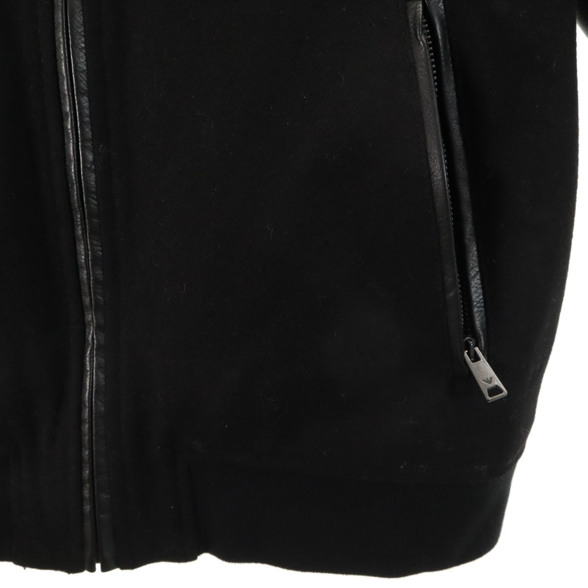 Emporio Armani エンポリオアルマーニ バックロゴ スタジャン 16A ブラック ジャケット キッズ