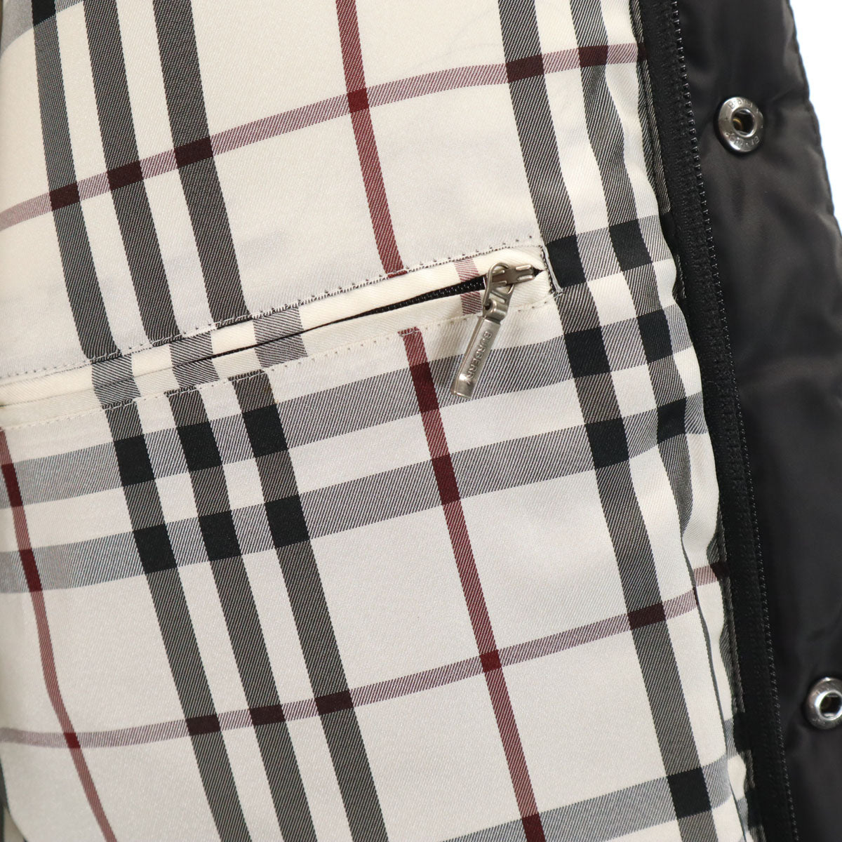 BURBERRY BLACK LABEL バーバリーブラックレーベル ダウンジャケット M ブラック 三陽商会 メンズ