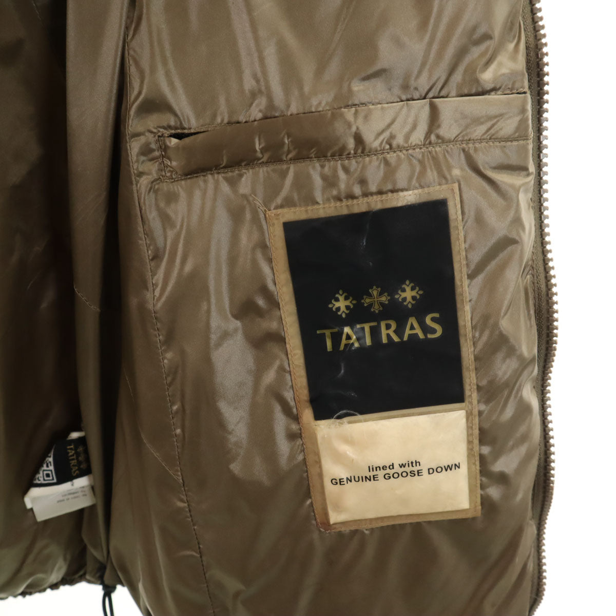 TATRAS タトラス ポーランド製 ダウンコート 2 ゴールド レディース