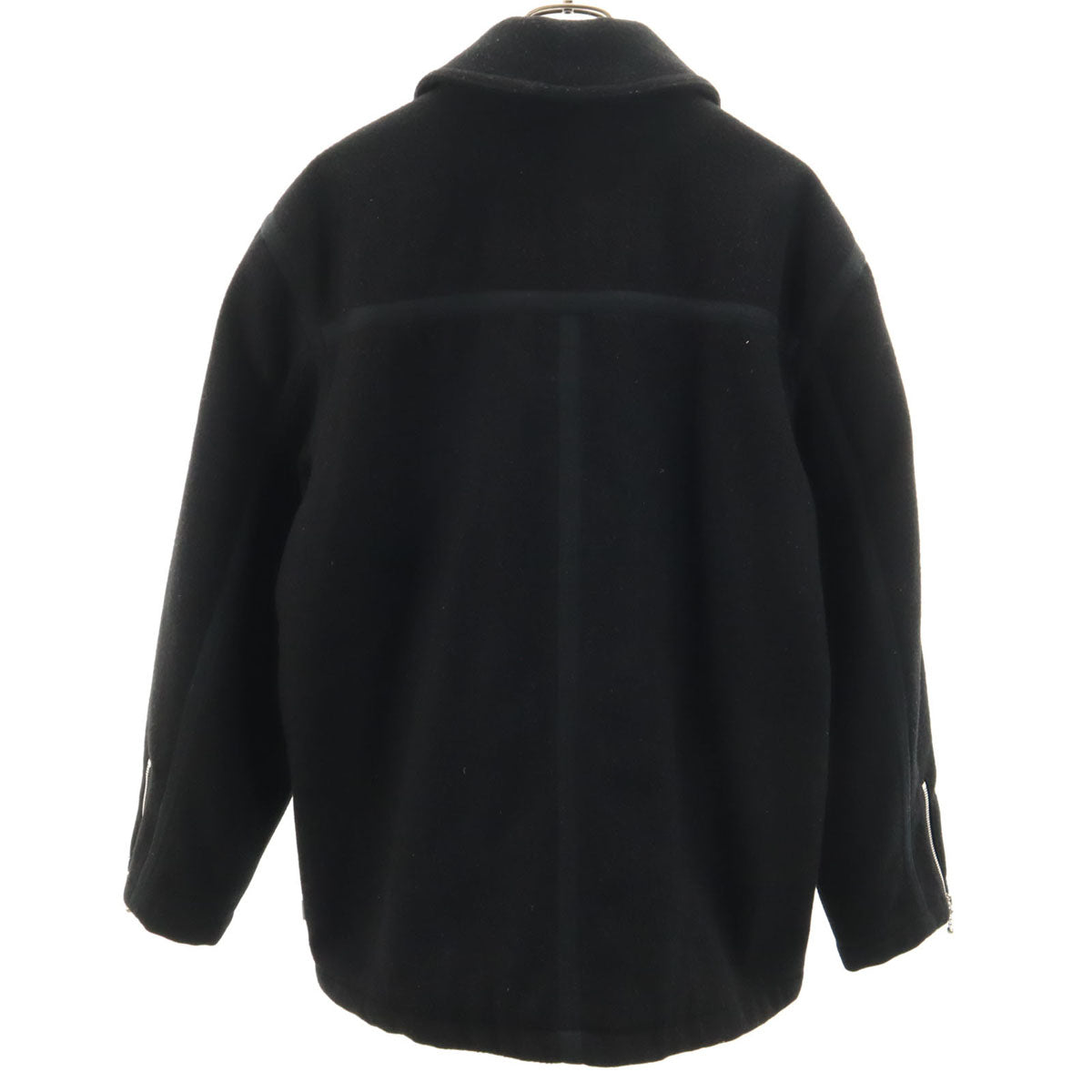 STUSSY ステューシー メルトン ウールジャケット L ブラック メンズ