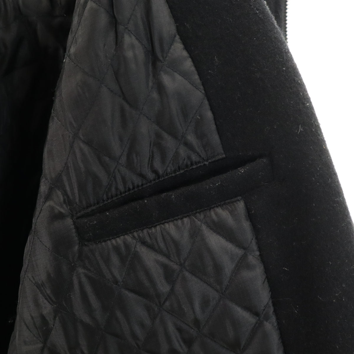 STUSSY ステューシー メルトン ウールジャケット L ブラック メンズ