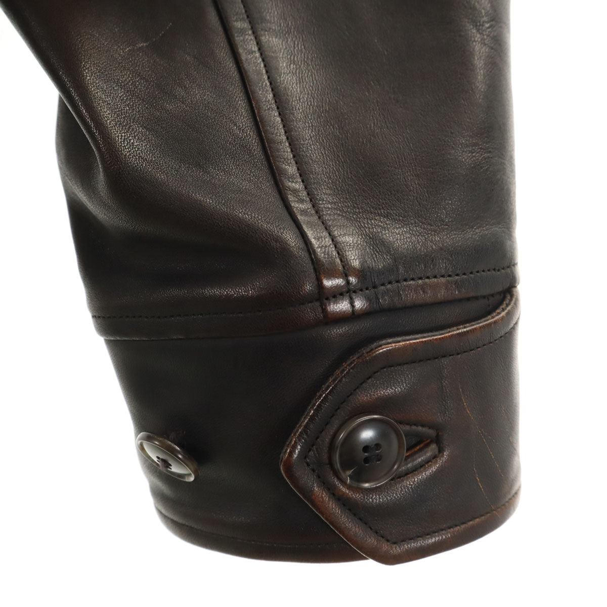 OLD JOE オールドジョー 日本製 馬革 レザージャケット 38 ダークブラウン メンズ