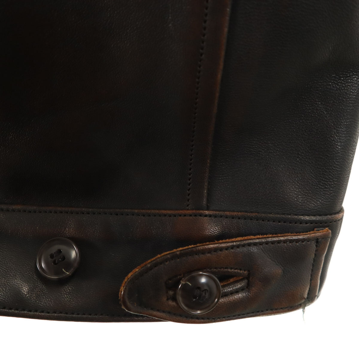 OLD JOE オールドジョー 日本製 馬革 レザージャケット 38 ダークブラウン メンズ