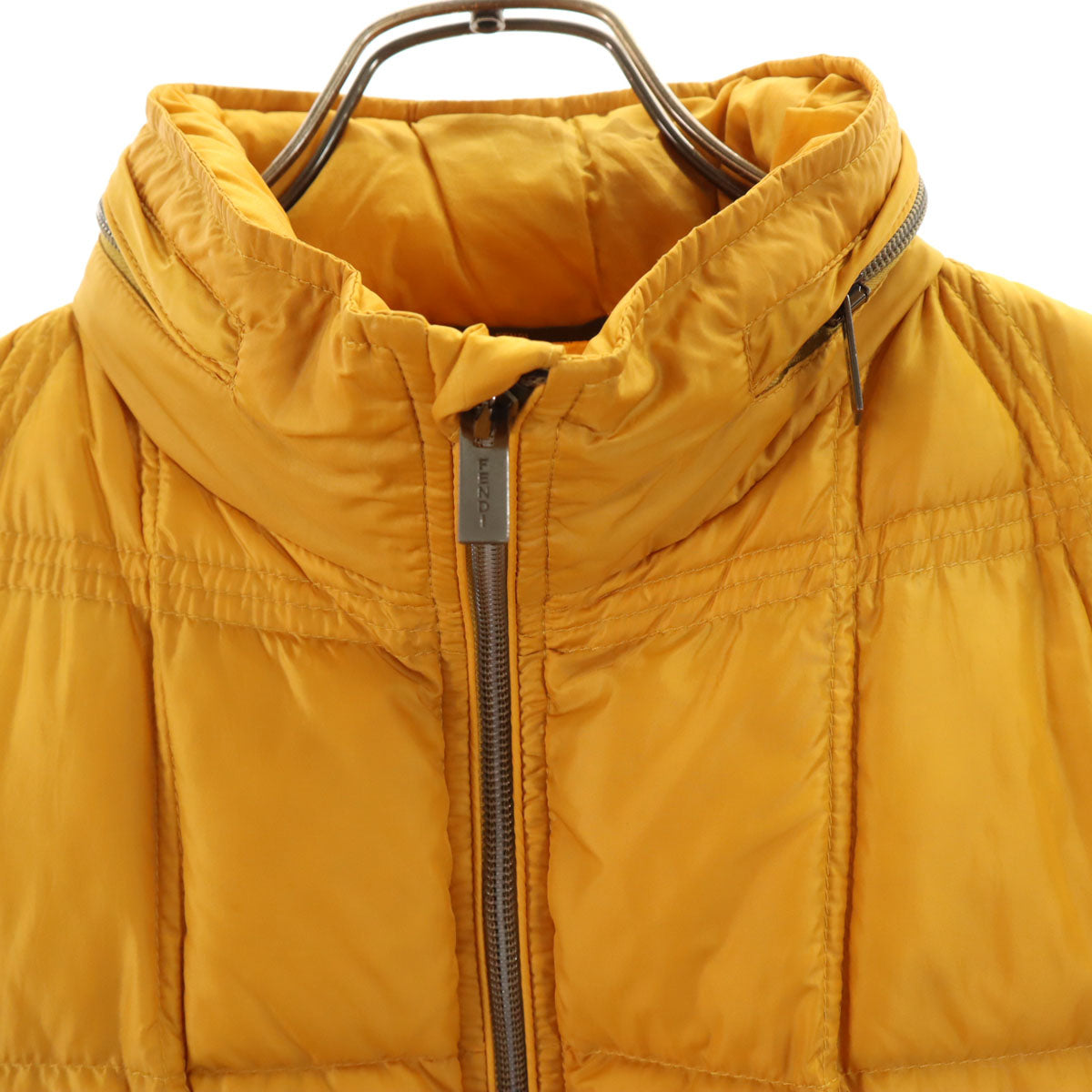 FENDI フェンディ ダウンジャケット 48 マスタード メンズ