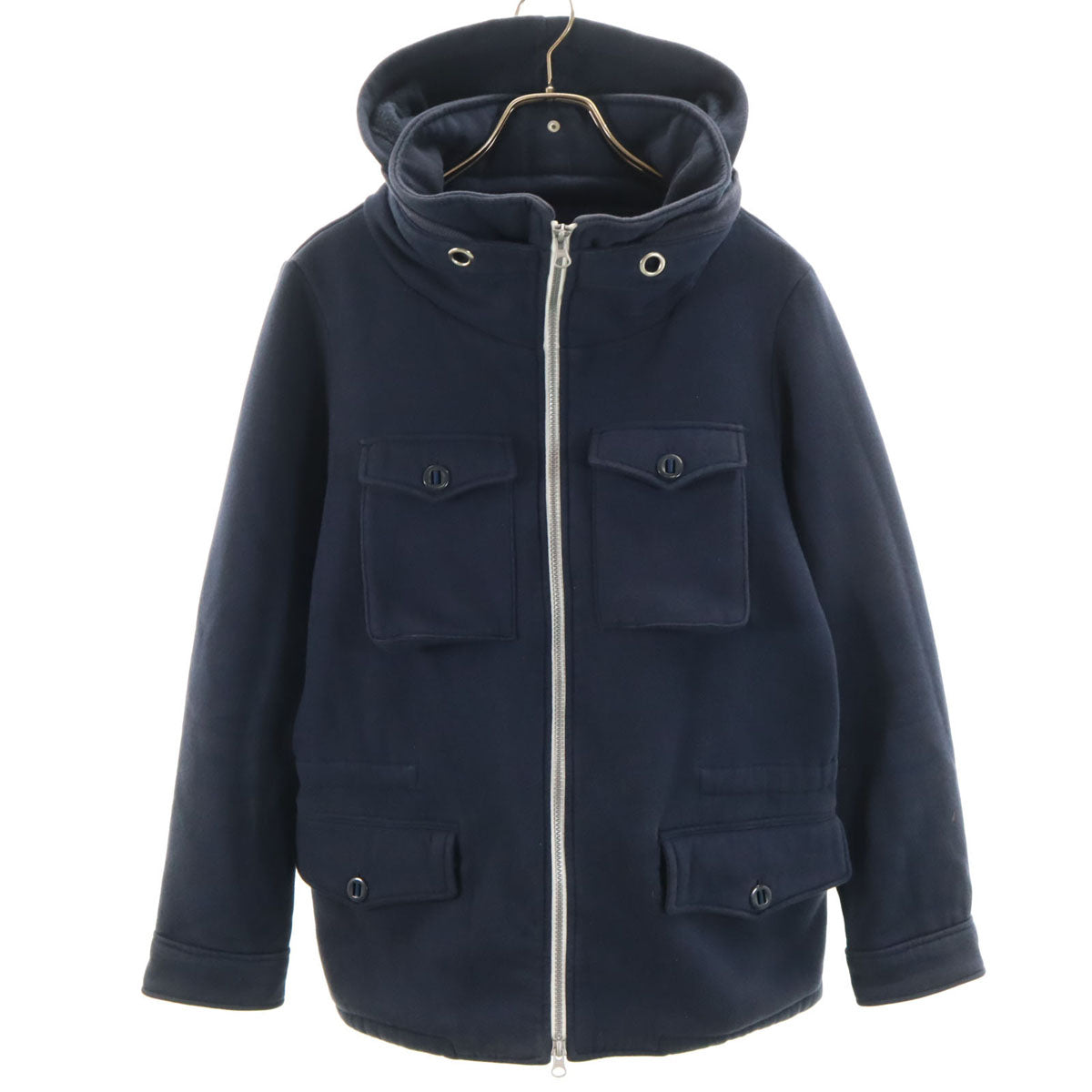 BEAMS HEART ビームスハート スウェット ジップジャケット M ネイビー 裏起毛 メンズ