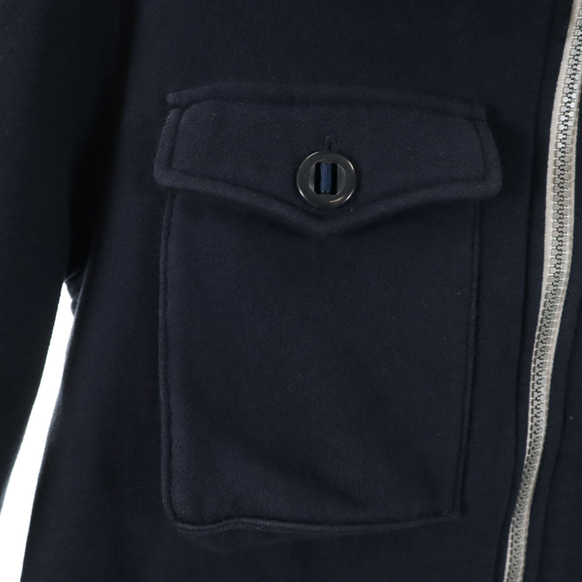 BEAMS HEART ビームスハート スウェット ジップジャケット M ネイビー 裏起毛 メンズ