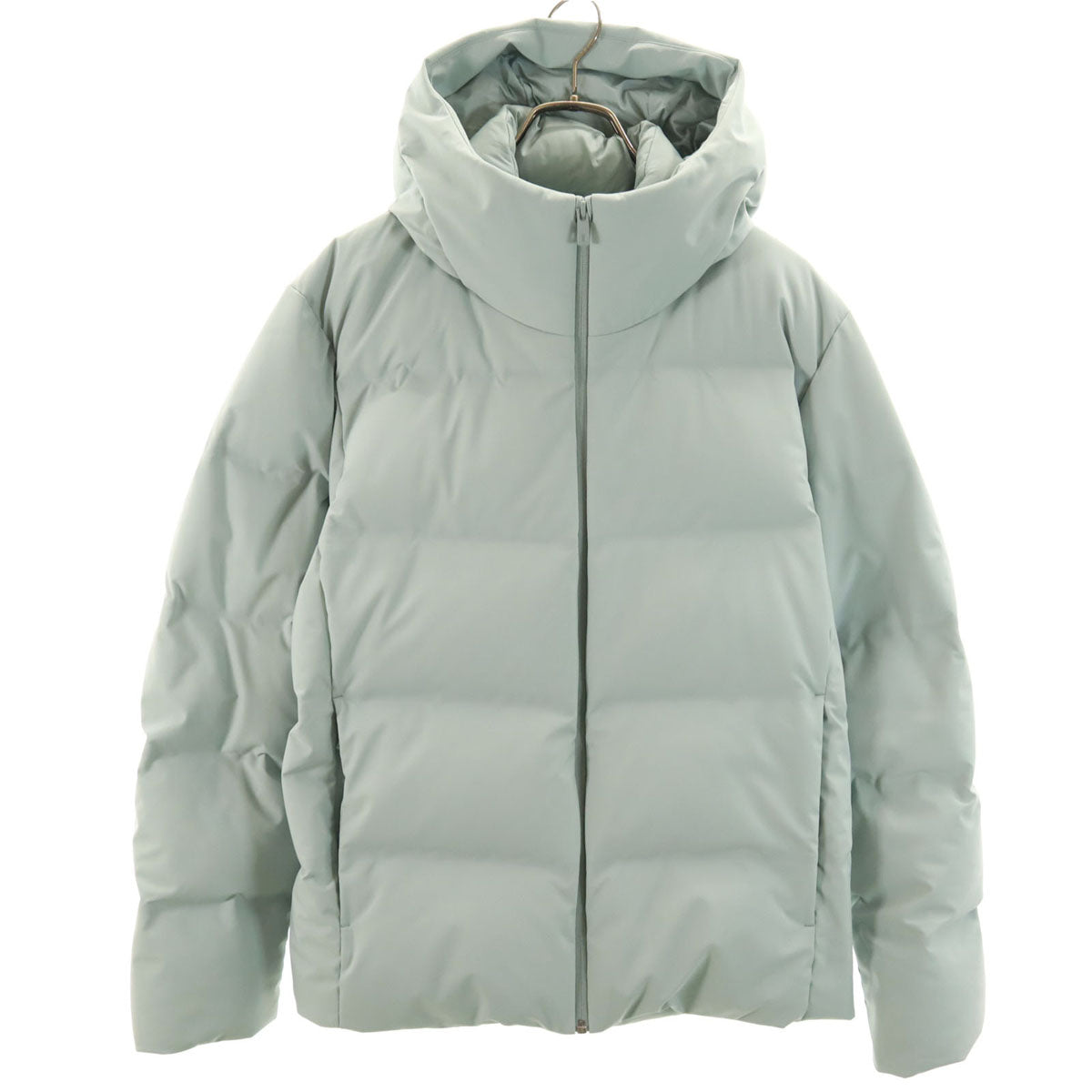 UNIQLO ユニクロ シームレス ダウンパーカー L ブルーグレー メンズ