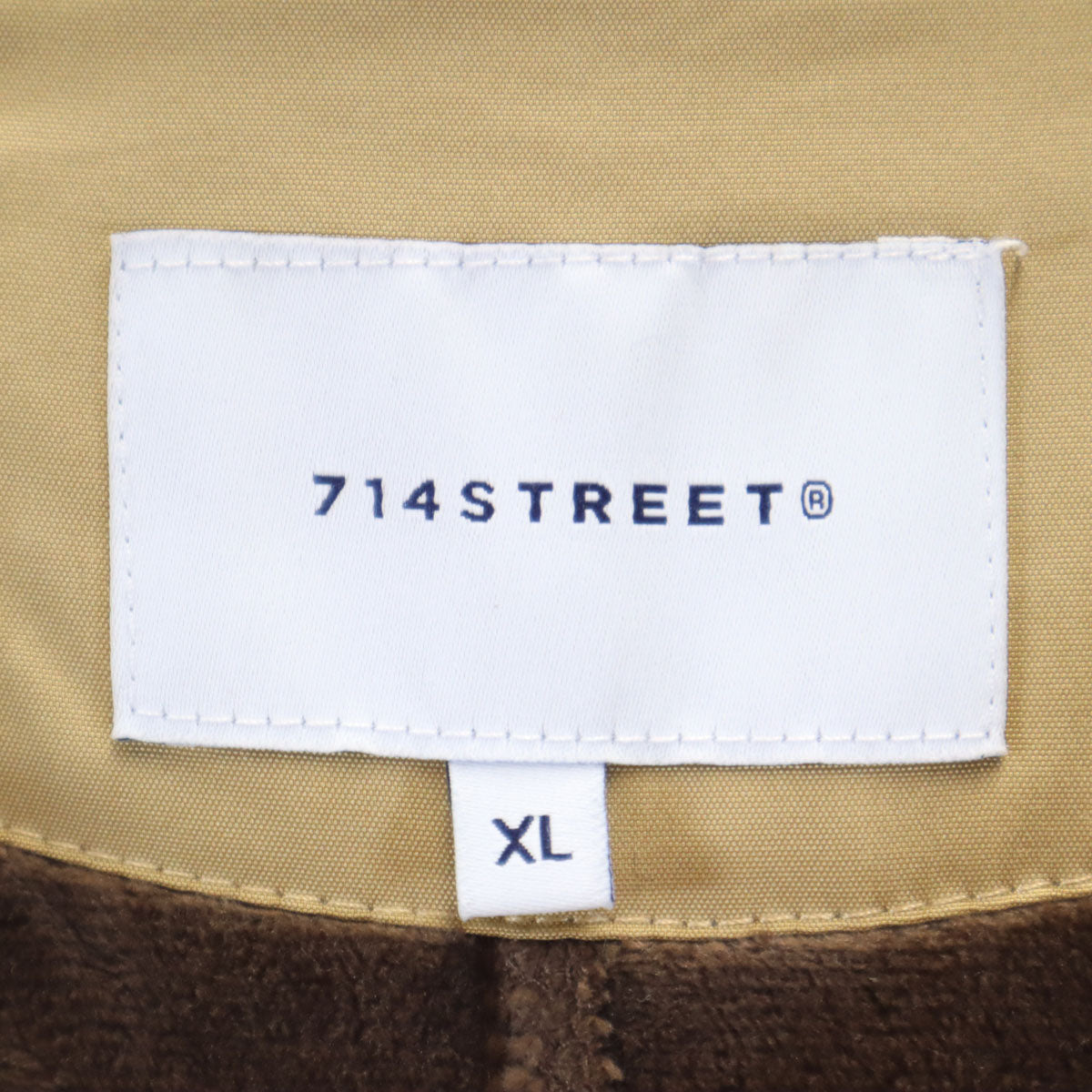 714street フリースジャケット XL ブラウン ライナー メンズ