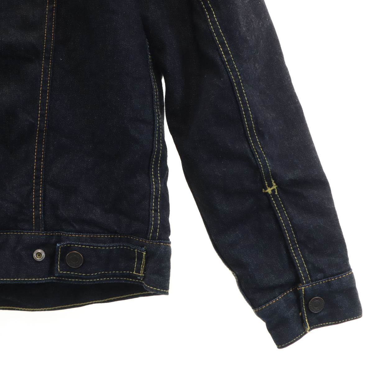 Levi's リーバイス シェルパ デニムジャケット S インディゴ ジージャン トラッカー 裏ボア メンズ