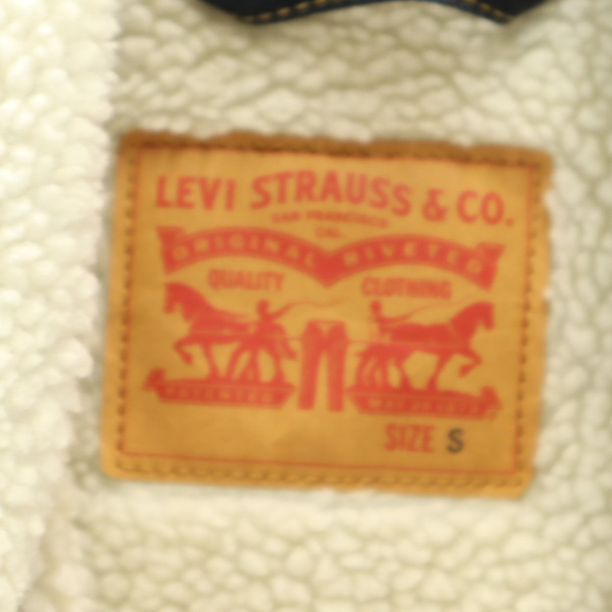 Levi's リーバイス シェルパ デニムジャケット S インディゴ ジージャン トラッカー 裏ボア メンズ