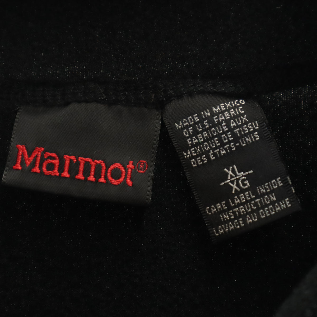 MARMOT マーモット 長袖 ハーフジップ ウェア XL ブラック アウトドア メンズ