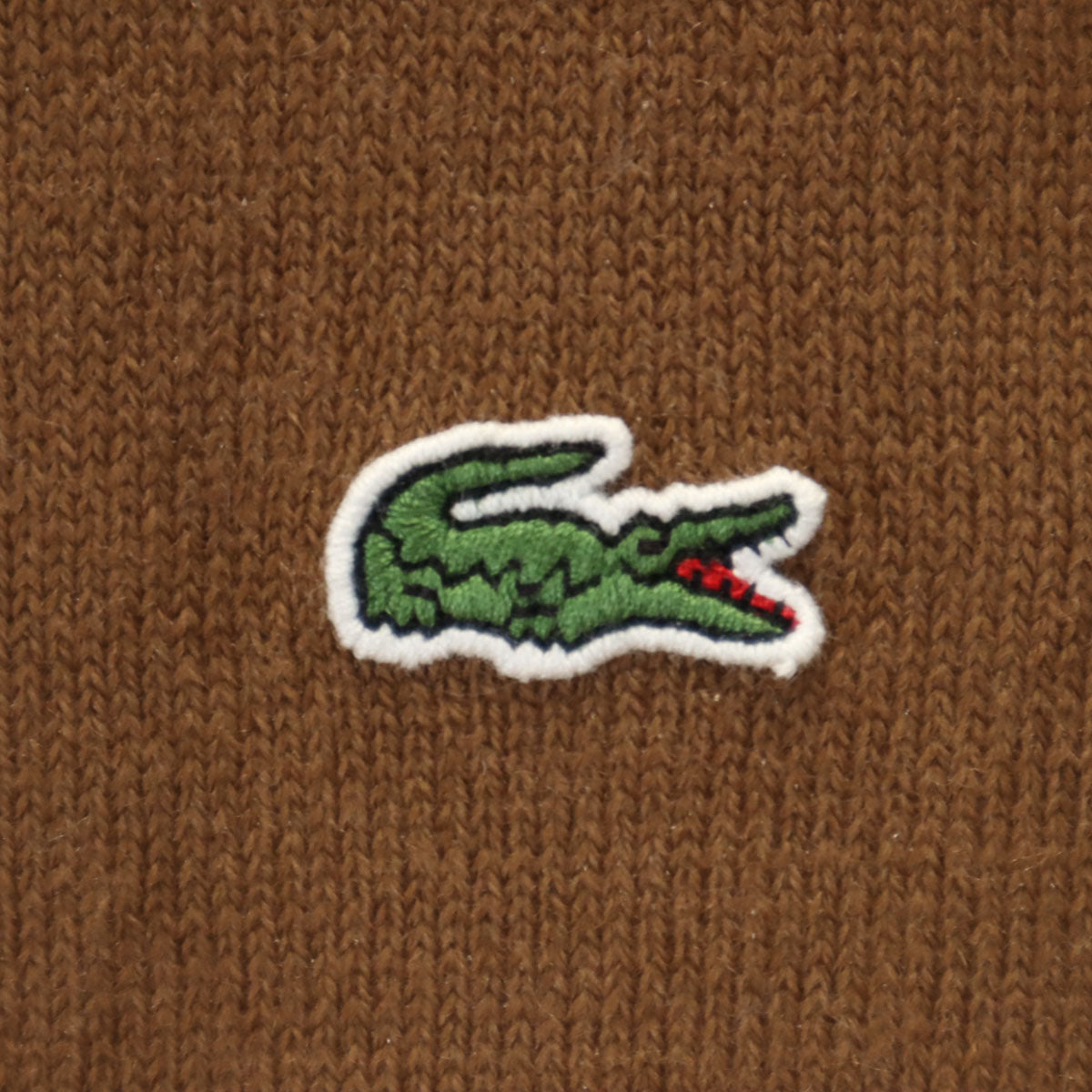 LACOSTE ラコステ 長袖 ニット 3 ブラウン セーター メンズ