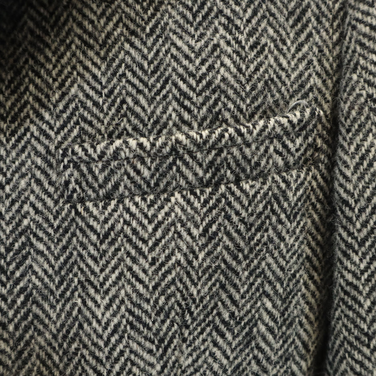 Polo by Ralph Lauren ポロバイラルフローレン 80s ヴィンテージ 緑タグ ヘリンボーン テーラードジャケット 16 ブラック レディース