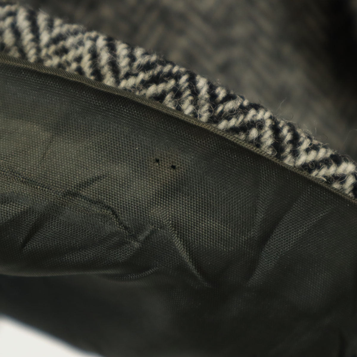 Polo by Ralph Lauren ポロバイラルフローレン 80s ヴィンテージ 緑タグ ヘリンボーン テーラードジャケット 16 ブラック レディース