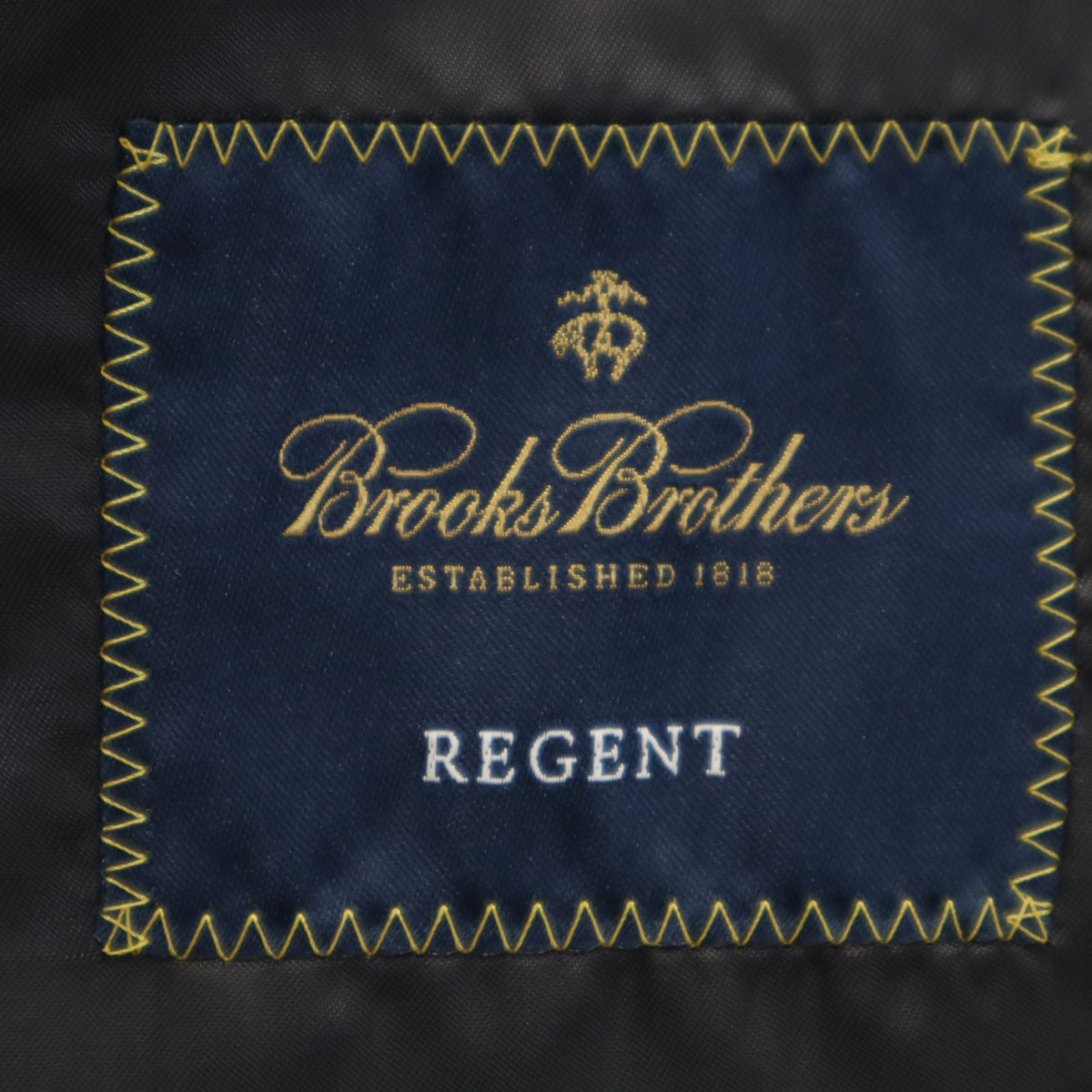 美品 Brooks Brothers ブルックスブラザーズ ヘリンボーン テーラードジャケット 40R チャコールグレー メンズ