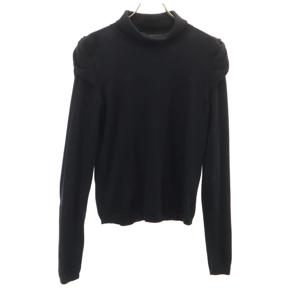 FOXEY フォクシー 長袖 タートルネック セーター 42 ブラック ニット レディース